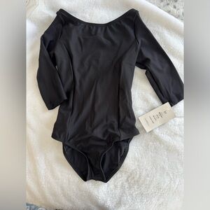 Mariia Girls Black Leotard LC